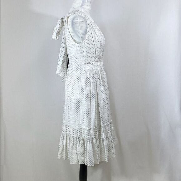 Ungaro Polka Dot Tie Back dress size S - Picture 6 of 10